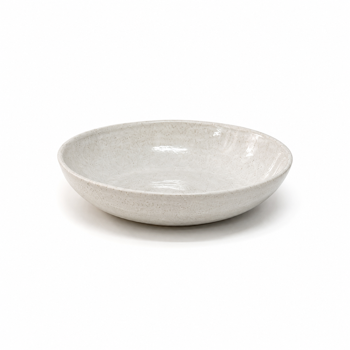 Pasta Bowl · White Speckle