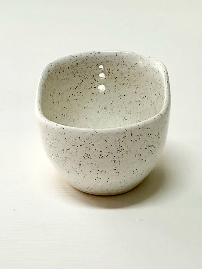 Ceramic Herb Stripper · Speckled Sand
