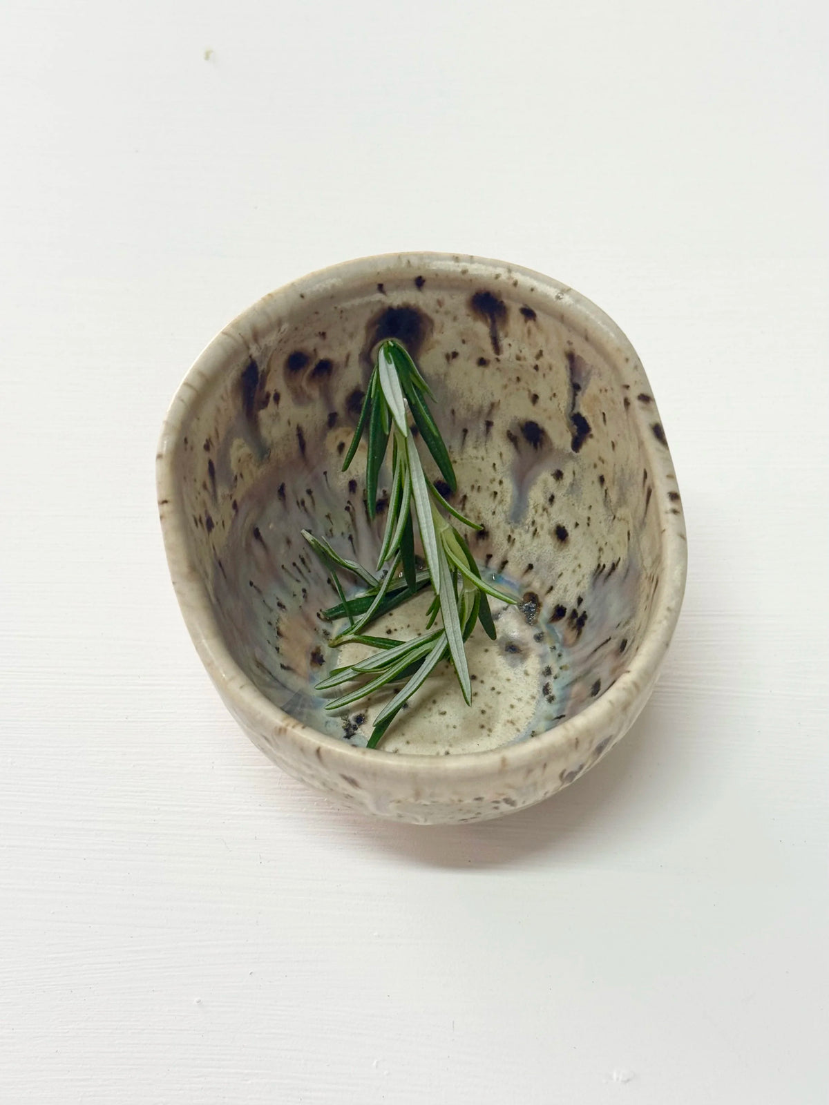 Ceramic Herb Stripper · Abalone