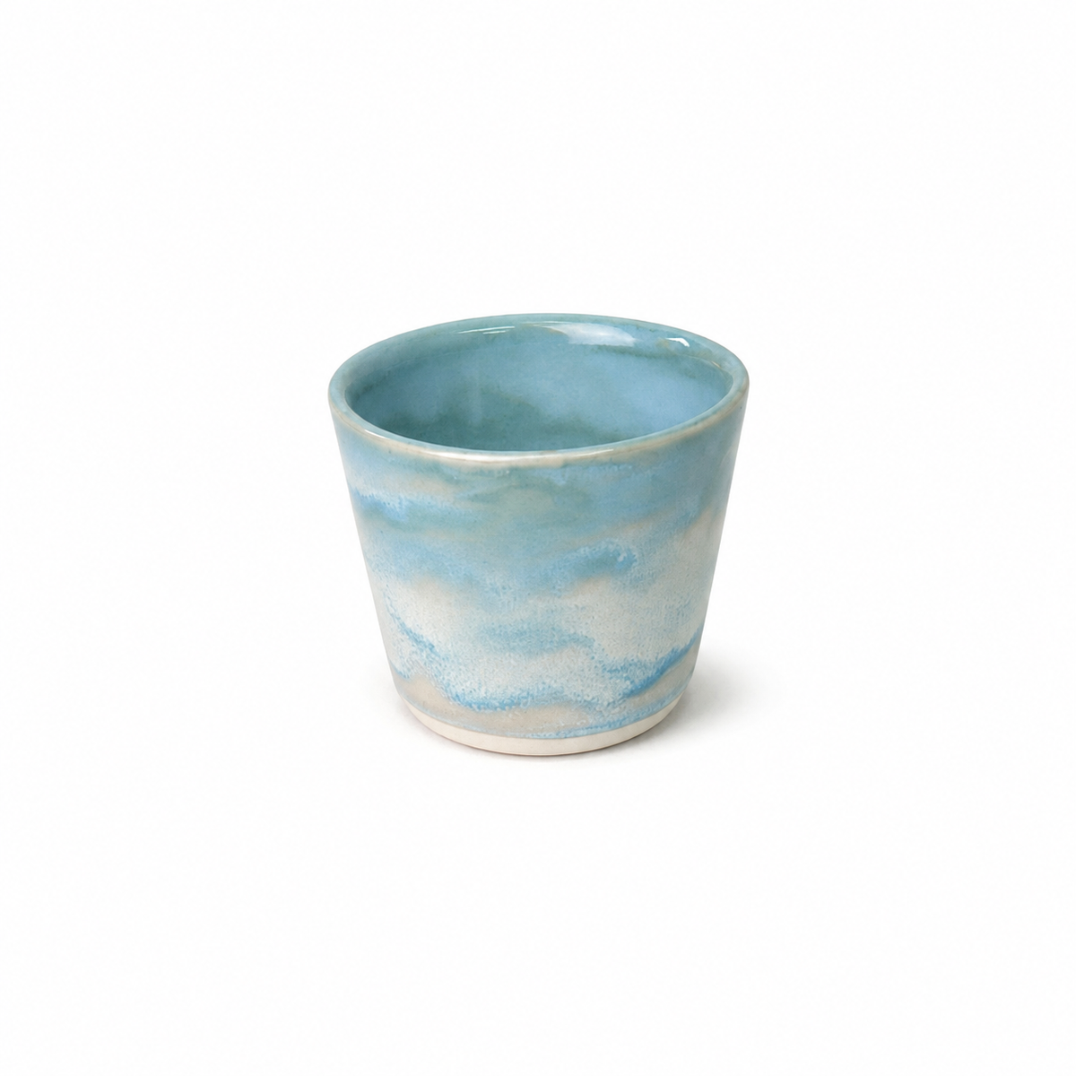 Handmade Ceramic Cup 200ml Straight · Freshwater Glaze