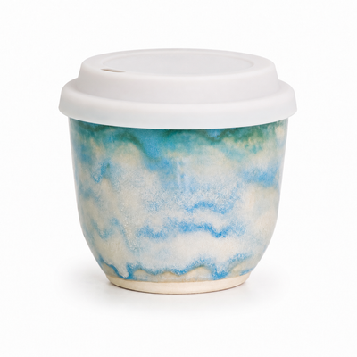 Handmade Ceramic Cup 300ml · Freshwater Glaze