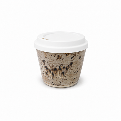 Handmade Ceramic Cup 200ml Straight · Abalone