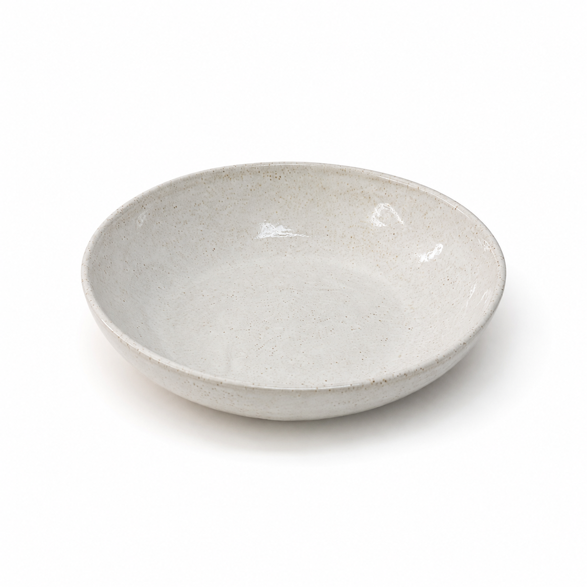 Pasta Bowl · White Speckle