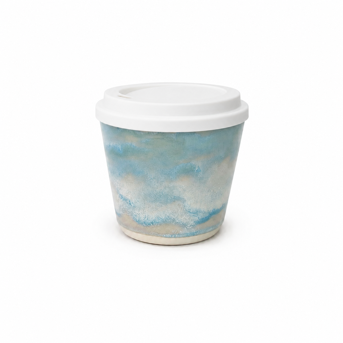 Handmade Ceramic Cup 200ml Straight · Freshwater Glaze
