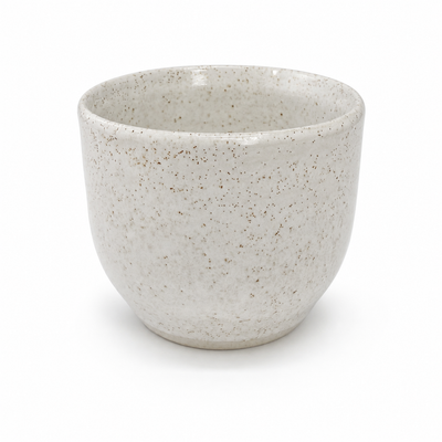 Handmade Ceramic Cup 300ml · White Speckle