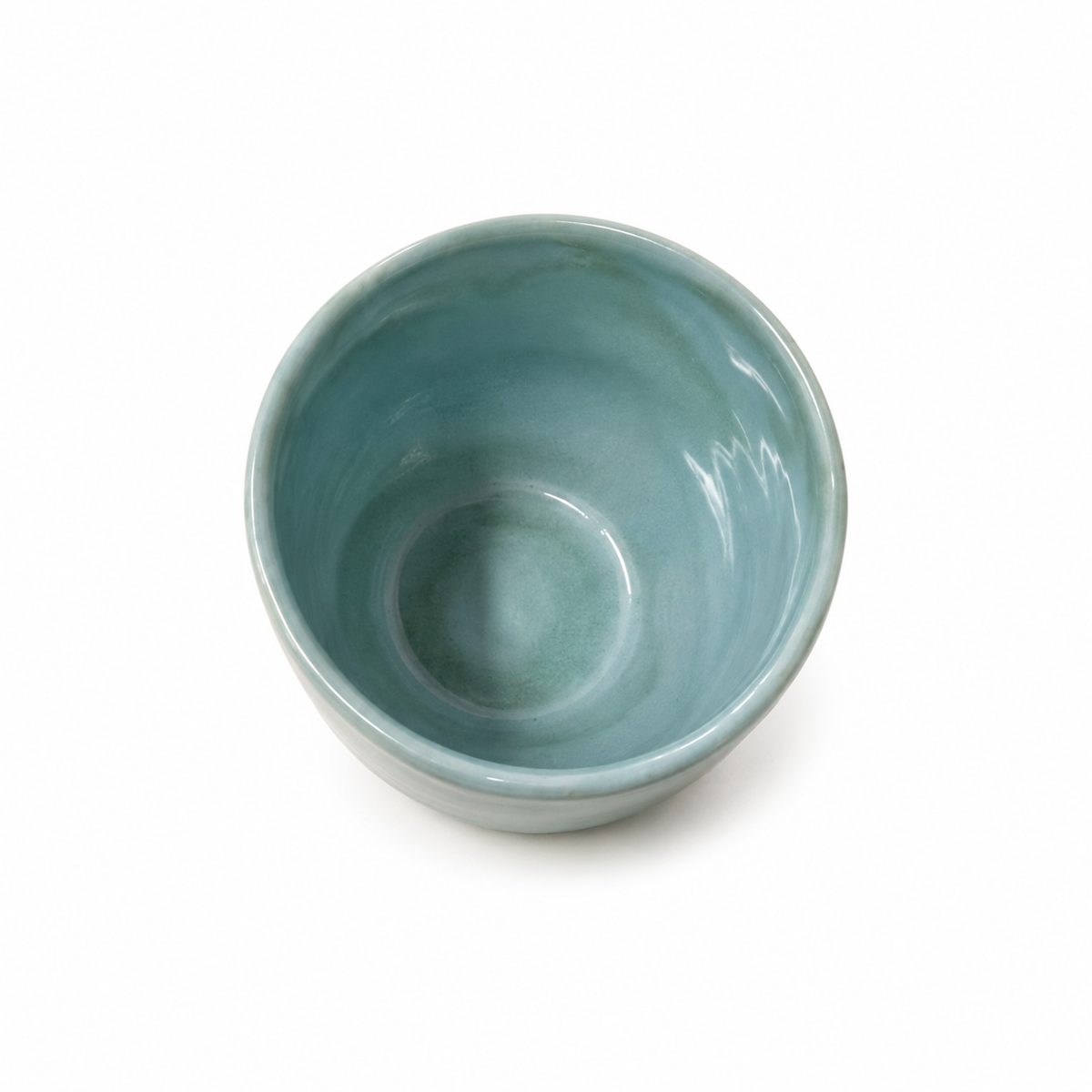 Handmade Ceramic Cup 200ml Round · Freshwater Glaze